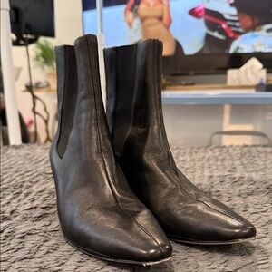 rag & bone Sleek Black Ankle Booties